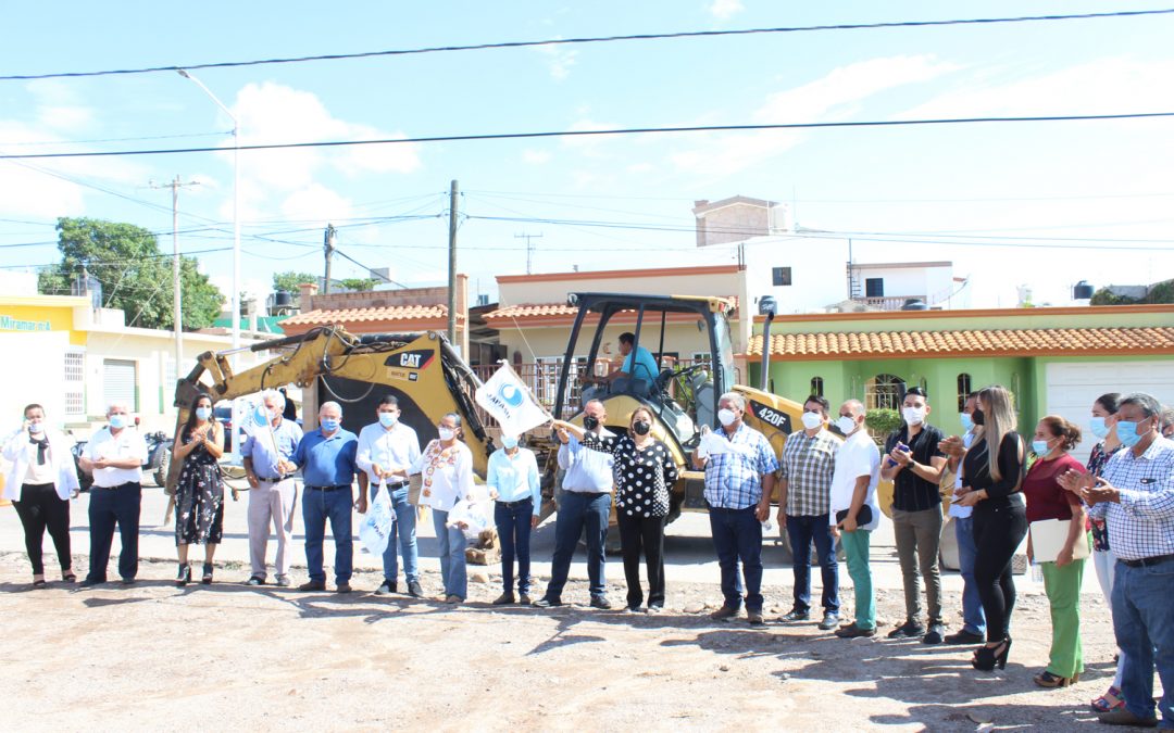 Autoridades municipales dan banderazos para el inicio de obras de agua potable y alcantarillado en La Cruz y Abocho, Elota